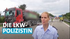 Die LKW-Polizistin der Autobahnpolizei - Unfälle, Gaffer und rollende Zeitbomben | SWR Mensch Leute