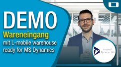 Digitaler Wareneingang mit der mobilen Datenerfassung für MS Dynamics | L-mobile Software-Demo